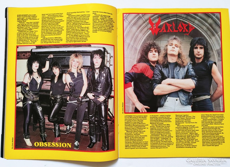Kerrang magazin 83/4/7 ZZ Top Saxon Journey Dio Krokus WASP Twisted Sister Plasmatics Nightwing