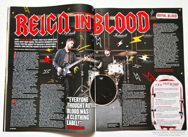 Kerrang magazin 14/2/22 Metallica Royal Blood Lamb Of God Young Guns Bizkit You Me Six Issues