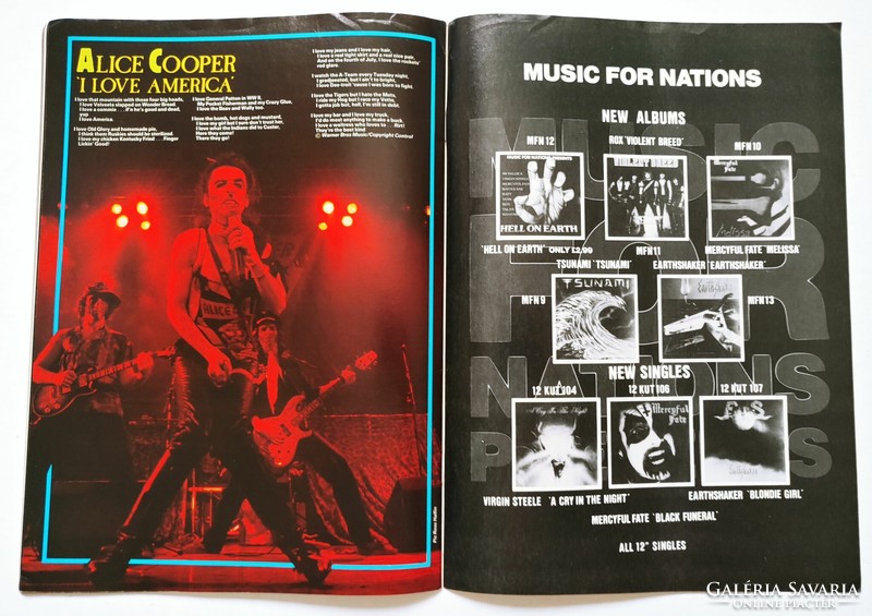 Kerrang Magazine 83/12/29 hsas ron wood judas priest slade jethro tull y&t clive burr alice cooper