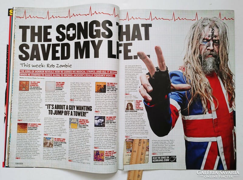 Kerrang magazin 13/4/13 Paramore Bring Horizon Ghost Stone Sour Metallica Clyro MC Romance Zombie