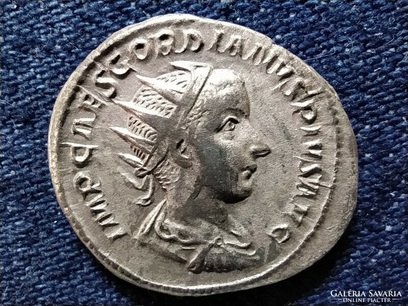 Római Birodalom III. Gordianus (238-244) Ezüst Antoninianus PM TR P II COS PP (id8457)
