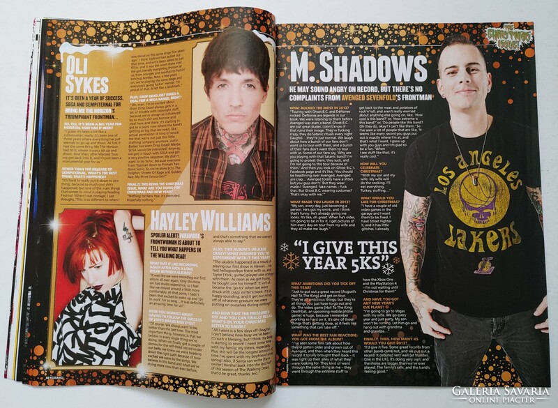 Kerrang magazin 13/12/21 Asking Alexandria Clyro Fall Out Blitz Kids In Crowd Don Broco Slash Ozzy