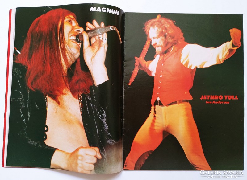Kerrang magazin 82/5/6 Foreigner Rainbow Magnum Jethro Tull Kiss Blackfoot Scorpions Aerosmith UFO G
