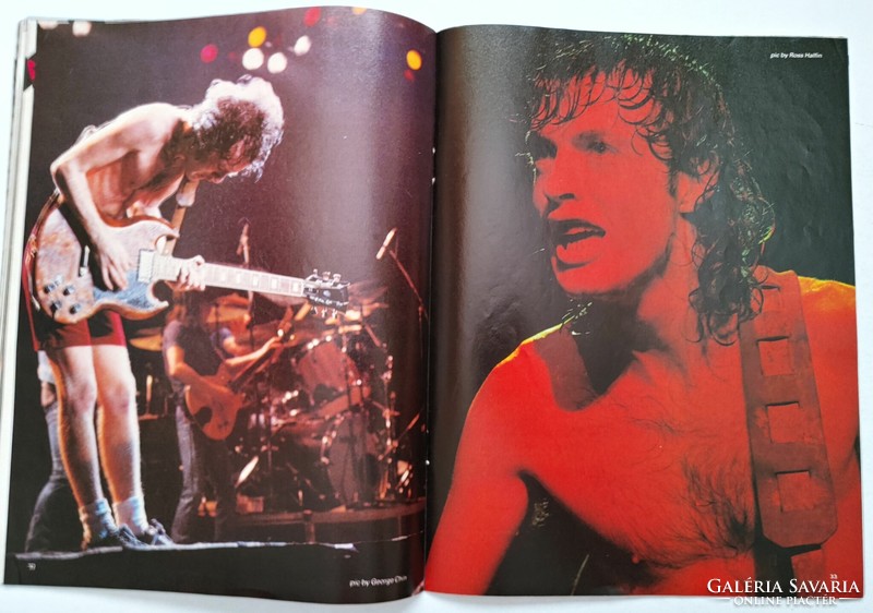Kerrang magazin 82/11/4 Marillion AC/DC Pat Benatar Asia Wishbone Kim Carnes Wrathchild Coney Hatch