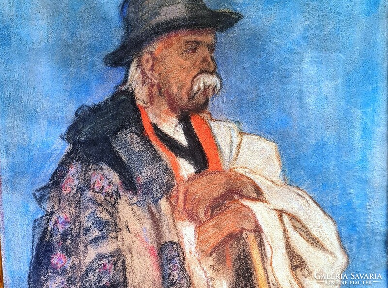 Old shepherd Árpád Feszty