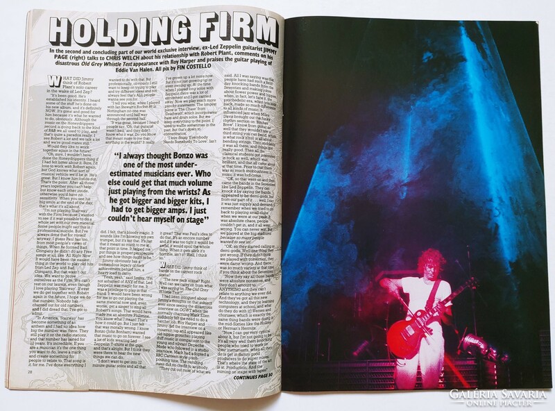 Kerrang magazin 85/1/10 Judas Priest RATT Cockney Rejects Scandal Iron Maiden Firm UFO REO Doro
