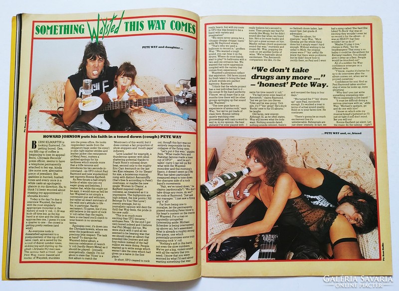 Kerrang magazin 83/10/20 Kiss Blackmore King Diamond Rock Goddess Pete Way Mötley Crüe Status Quo