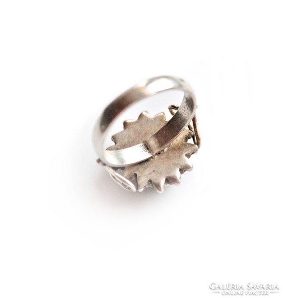 Labradoritköves ezüst gyűrű