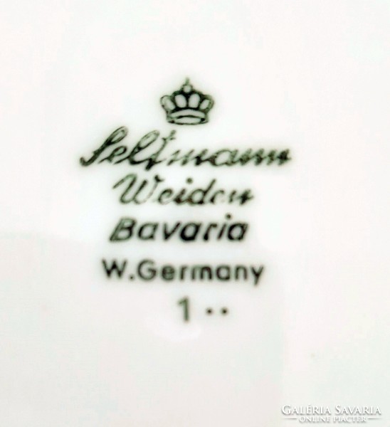 Paradicsommadaras Seltmann W. Bavaria 6 személyes étkészlet 21db német porcelán