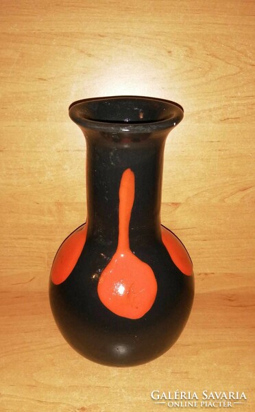 Iparművész kerámia váza - 22,5 cm (1/d)