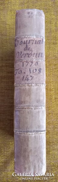 Antik könyv 1770 SUITE DE LA CLEF OU JOURNAL HISTORIQUE SUR LES MATIERESDU TEMS tome CVIII