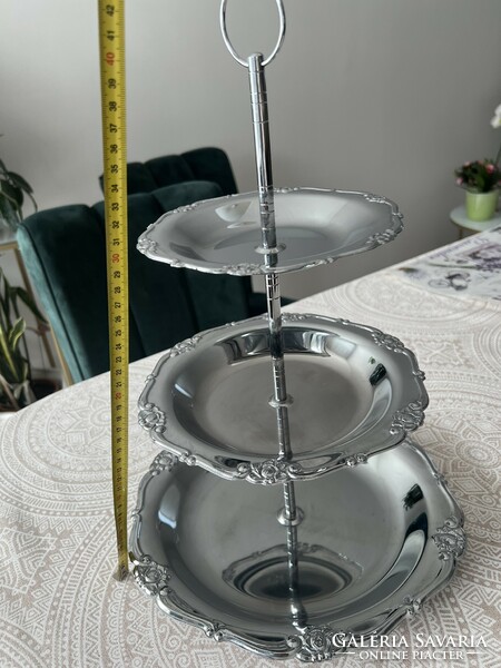3-tier stainless steel counter
