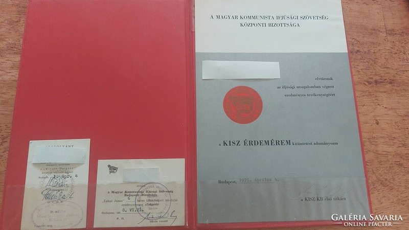 (K) certificate of small merit.