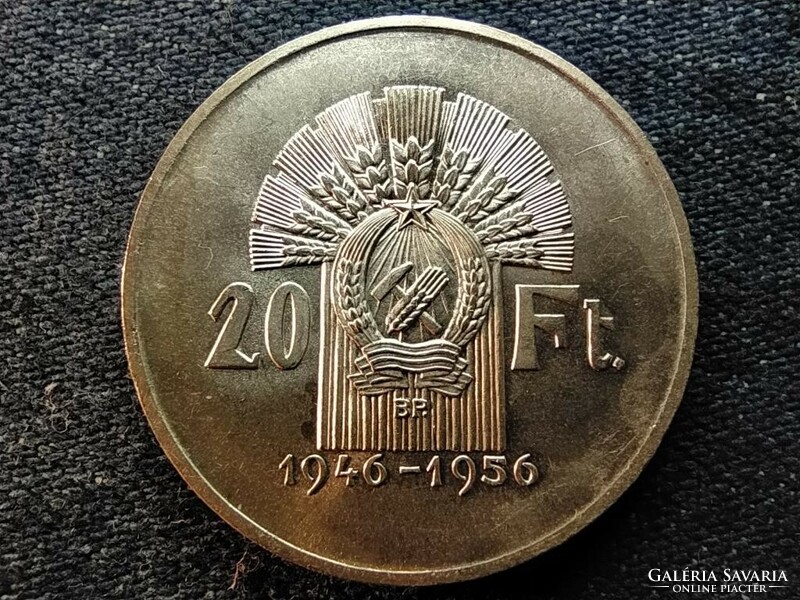Jó forint sor .800 ezüst 20 Forint 1956 BP  (id65165)