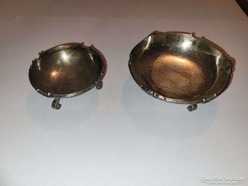 Egyptian silver offering in pair.