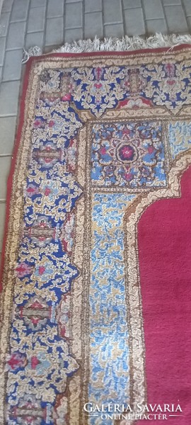 Iranian kirman hand-knotted carpet is negotiable