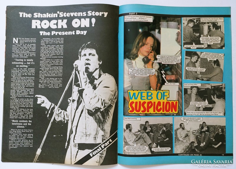 Blue Jeans magazin 82/4/10 Sting poszter (Police) Duran Duran Shakin Stevens