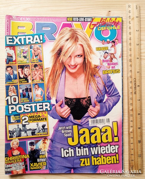 Bravo német magazin 02/4/10 Britney Spears Jessica Alba Westlife Bro'Sis Star Wars O-Town Naidoo