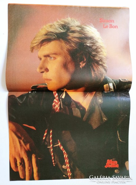 Blue Jeans magazin 82/4/14 Simon Le Bon poszter Duran Duran