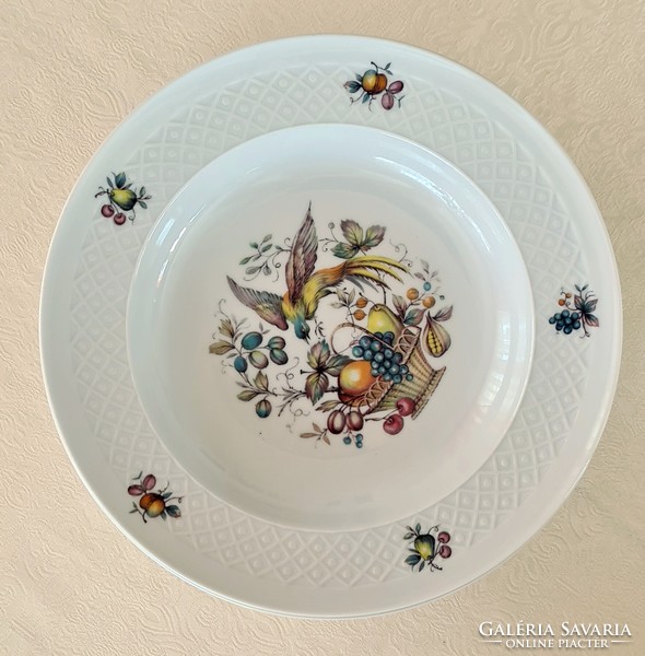 Paradicsommadaras Seltmann W. Bavaria 6 személyes étkészlet 21db német porcelán