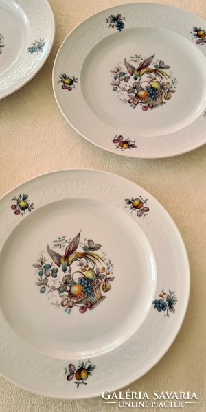 Paradicsommadaras Seltmann W. Bavaria 6 személyes étkészlet 21db német porcelán