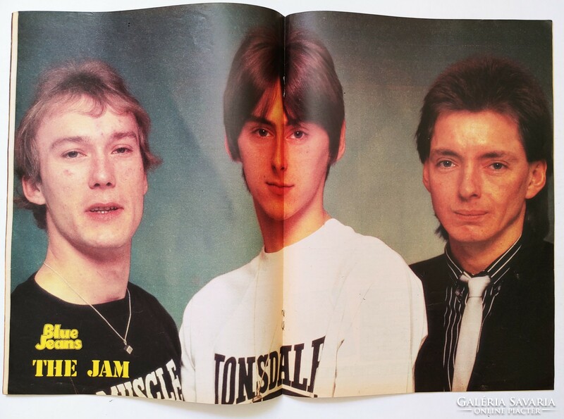 Blue Jeans magazin 82/5/29 The Jam poszter (Paul Weller) Toni Basil Celia Hunter