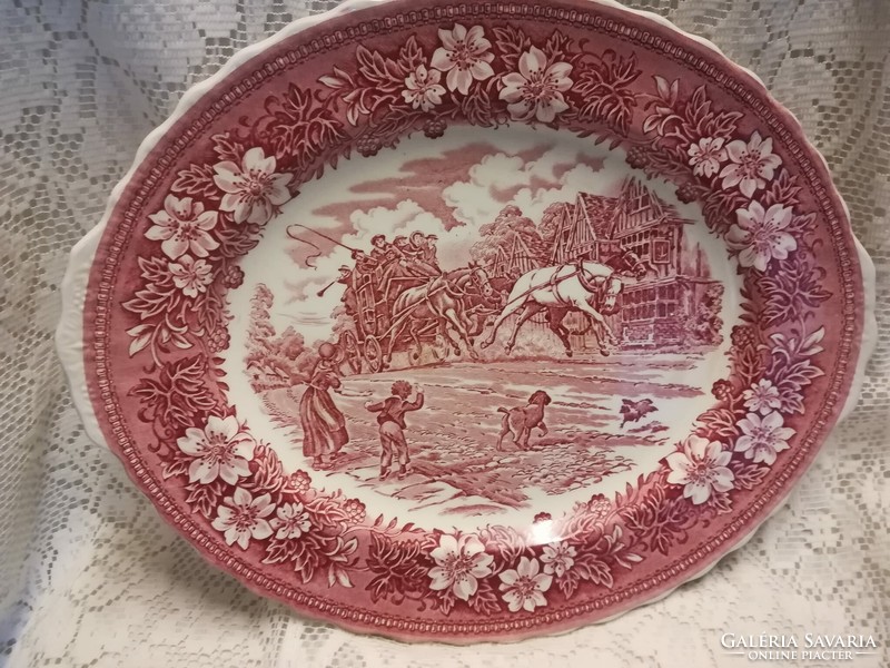 English earthenware roasting dish