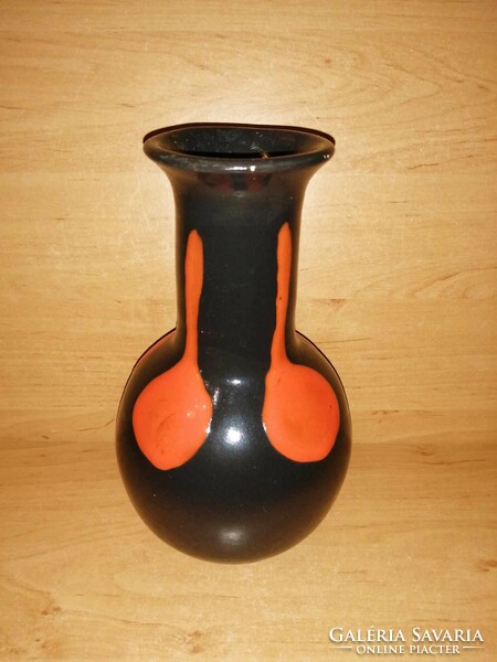 Iparművész kerámia váza - 22,5 cm (1/d)