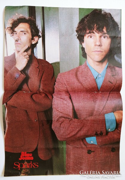 Blue jeans magazine 79/11/10 sparks poster dooleys thereza bazar