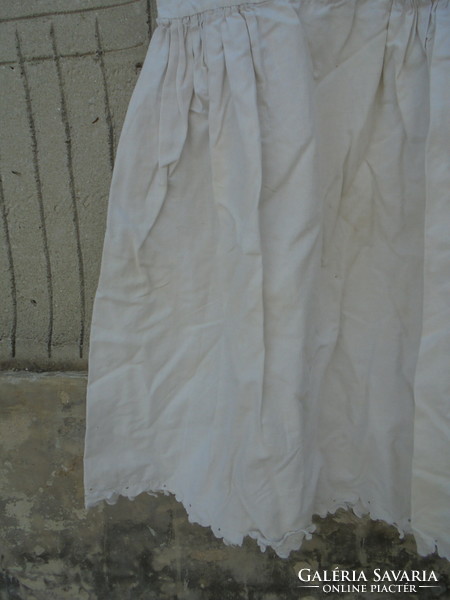 Old linen nightgown, underwear, jumpsuit - folk, peasant