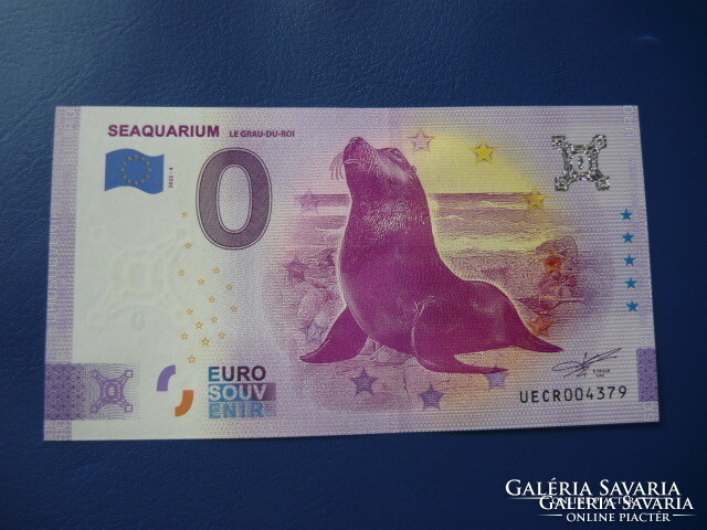 France 0 euro 2022 seal! Rare commemorative paper money! Ouch!
