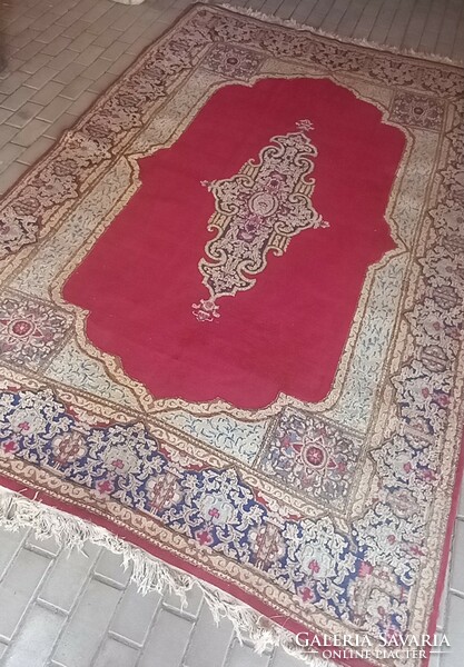 Iranian kirman hand-knotted carpet is negotiable