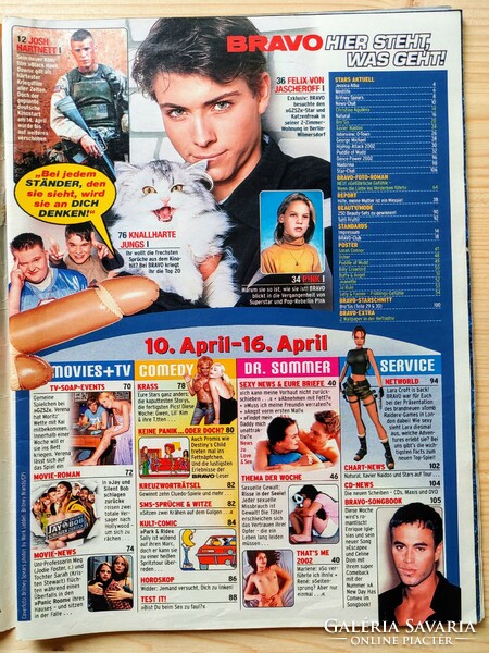 Bravo német magazin 02/4/10 Britney Spears Jessica Alba Westlife Bro'Sis Star Wars O-Town Naidoo