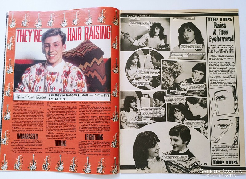 Blue Jeans magazin 83/4/2 Tears For Fears poszter Haircut One Hundred