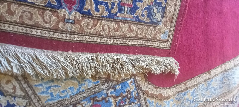 Iranian kirman hand-knotted carpet is negotiable