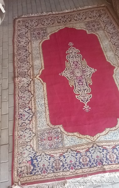 Iranian kirman hand-knotted carpet is negotiable