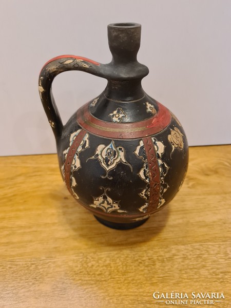 Decorative ceramic jug by Johann Maresch (1821-1914).