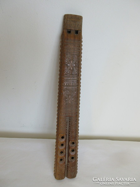 Old, carved, folk flute, tilinko. Negotiable!