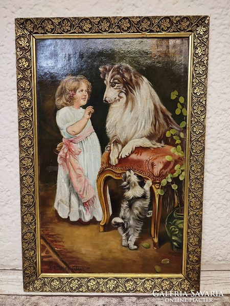Bartholomeidesz Kalman oil painting