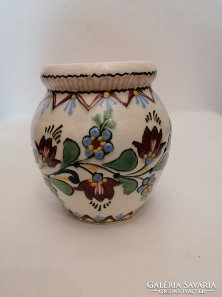 Ceramic vase of Hodmezővásárhely majolica factory