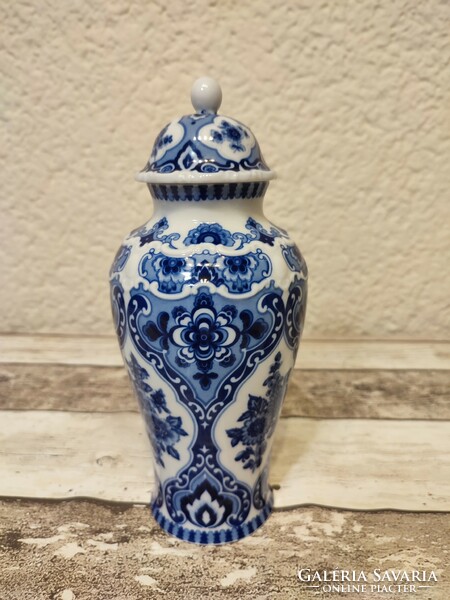 Wallendorf cobalt urn vase