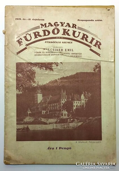 1929  /  MAGYAR FÜRDŐKURIR  /  Ssz.:  RU624