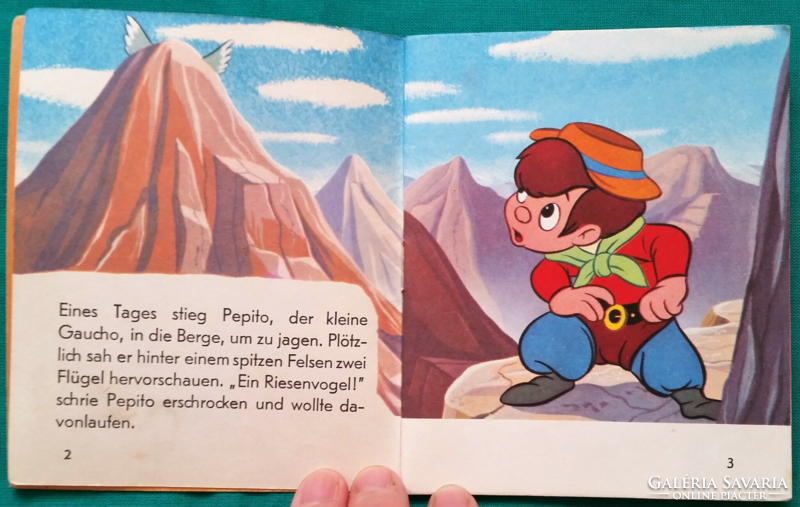 Walt disney - pepito der kleine gaucho 24. Minibook 1967 storybook > foreign language > German