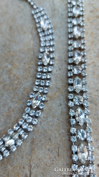 Vintage stone necklace and bracelet jewelry set cheap wedding design