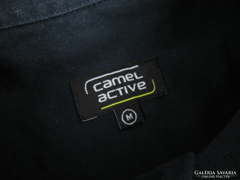 Original camel active (m / l) night dark gray long sleeve men's shirt