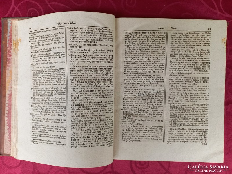 Antik könyv 1771 szótár francia-német  CATHOLICON,OU DICTIONNAIREUNIVERSEL DE LA LANGUE FRANCOISE