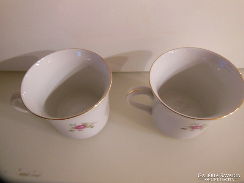 Mug - 2 pcs - 2 dl - thuny - porcelain - antique - flawless