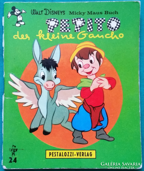 Walt disney - pepito der kleine gaucho 24. Minibook 1967 storybook > foreign language > German