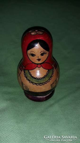 Old cccp Russian matryoshka doll salt shaker ornament rare 10 cm according to the pictures