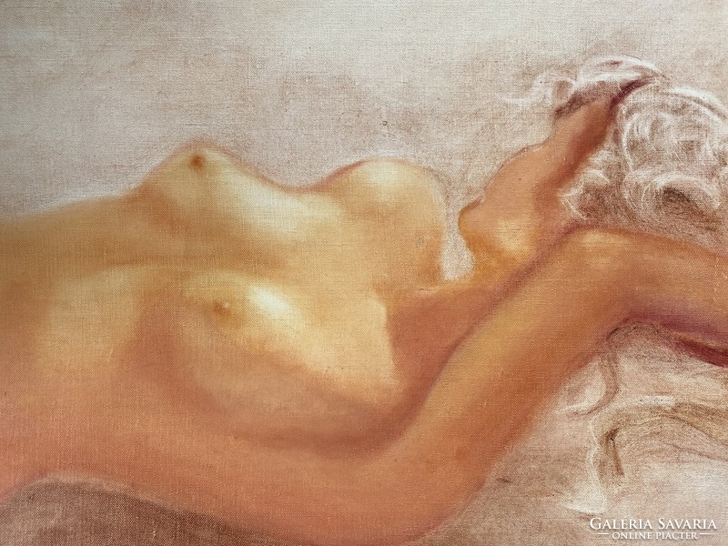 German nude - oil on canvas